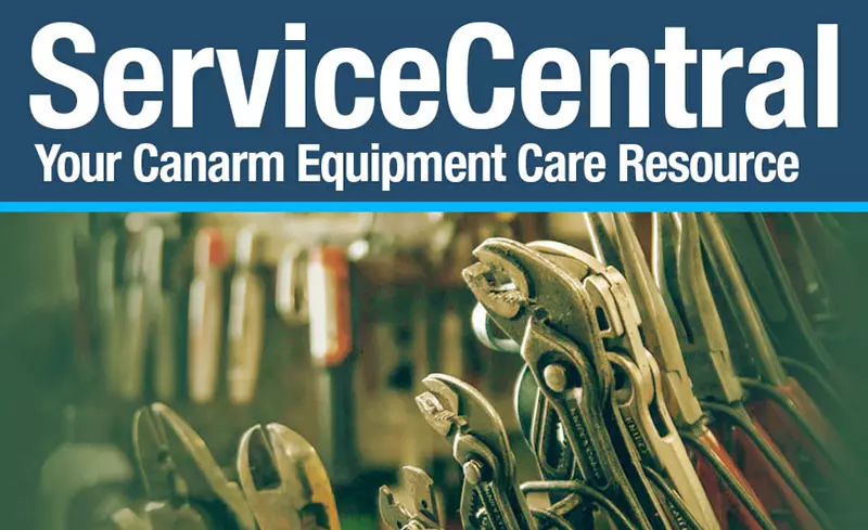 Introducing ServiceCentral ServiceCentral, your canarm equipment care resource.