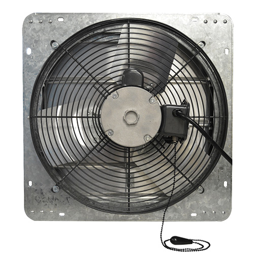 GSF Series galvanized wall exhaust fan.