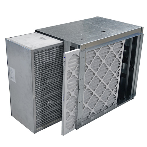 HFB Series inline duct HEPA filter box.