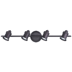 Canarm IT299A03ORB10 Taylor 3-Bulb Wall Mount Track Light Oil Rubbed Bronze